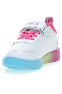 M-Kids MG25111 Weiße Turnschuhe mit mehrfarbigen Lichtern
