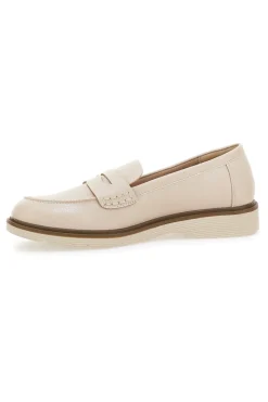 Mocassini Beige Con Bocca di Leone LE HAVRE PARIS H526826
