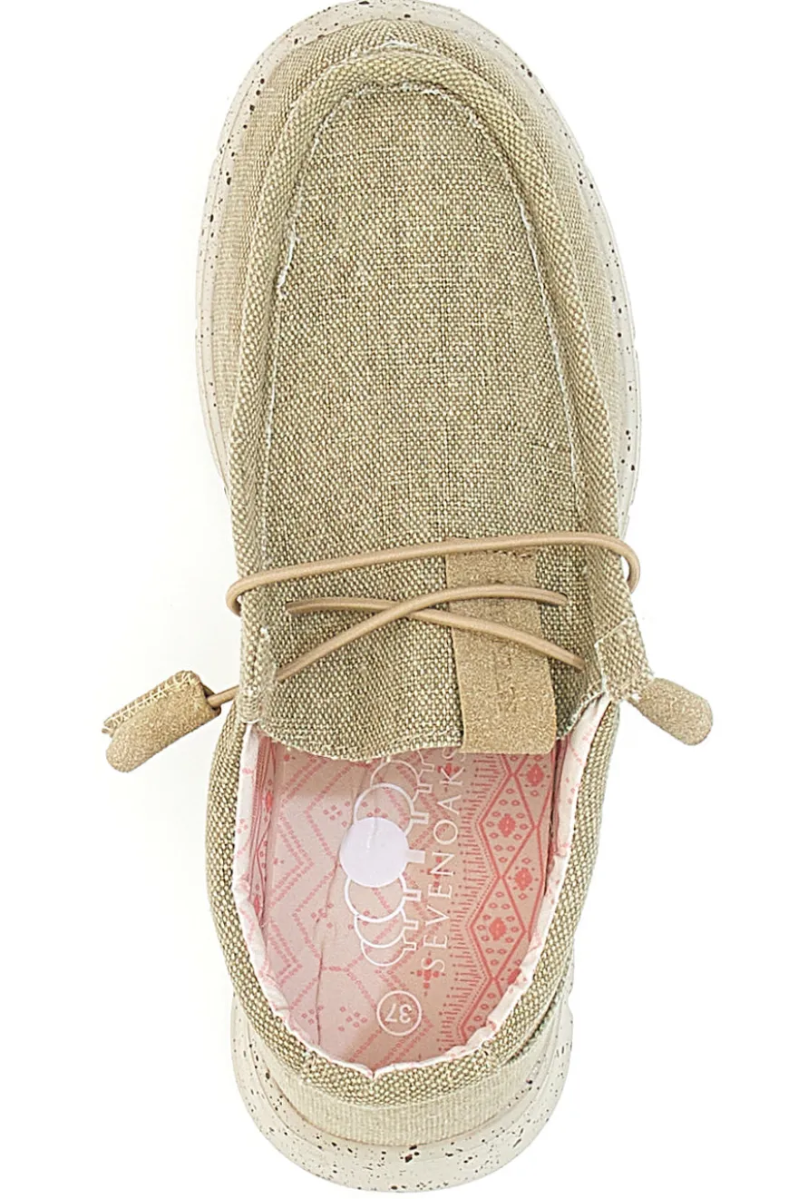 Mocassini Beige con laccio elastico SEVENOAKS PK1147H