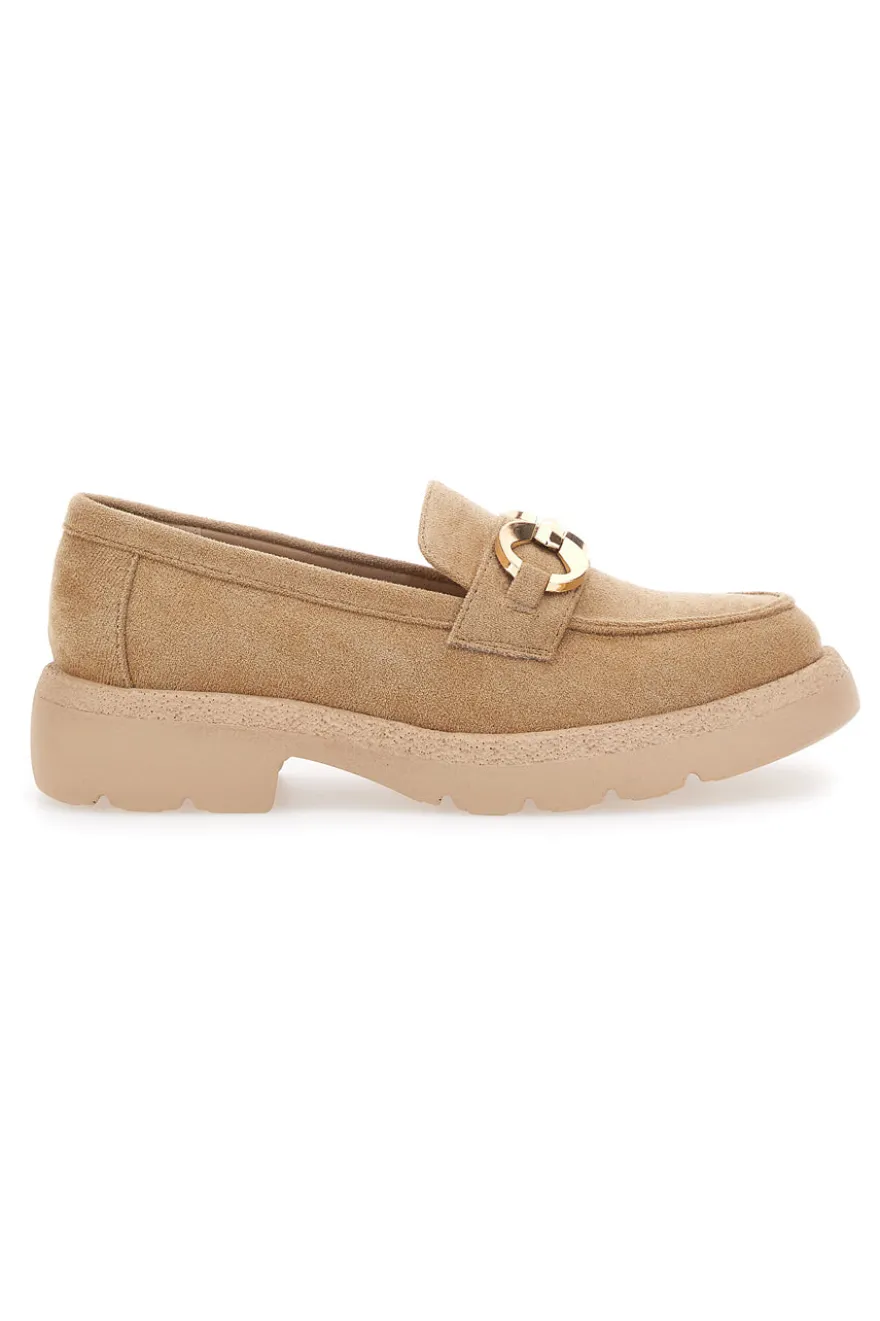 Mocassini Beige Con Morsetto Le Havre Paris 2300512