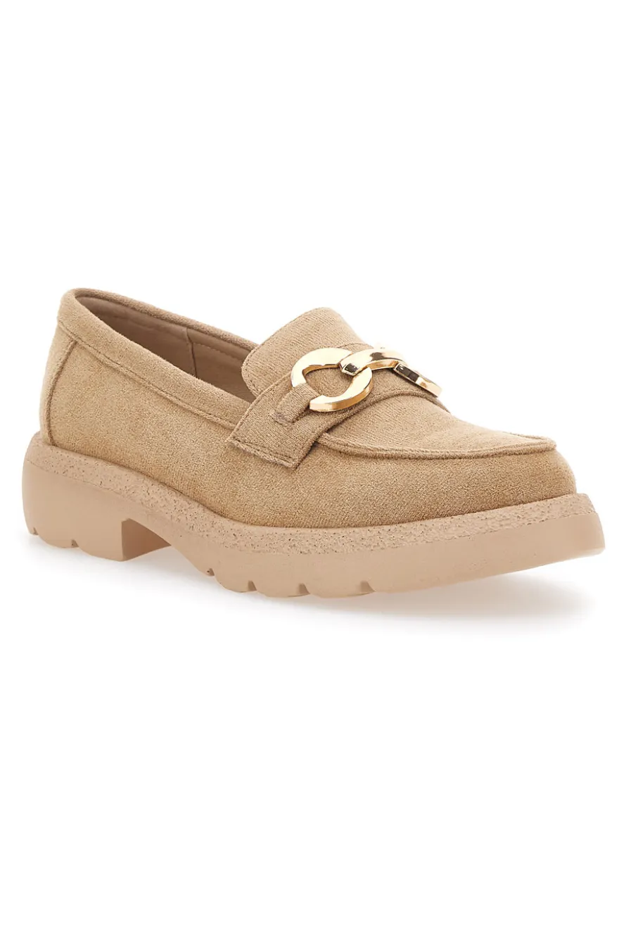 Mocassini Beige Con Morsetto Le Havre Paris 2300512