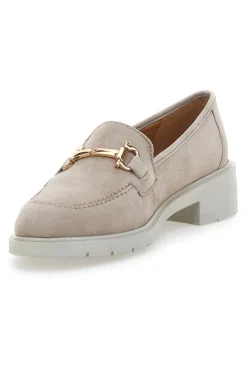 Mocassini Beige Con Morsetto Prima Riga 22729IGNIS