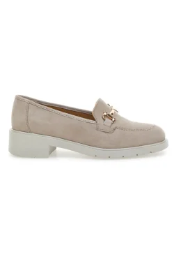 Mocassini Beige Con Morsetto Prima Riga 22729IGNIS