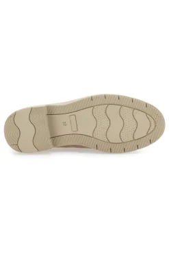 Mocassini Beige con Morsetto Dorato Mio Tempo 21216