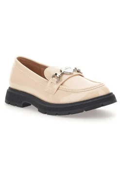 Mocassini beige con morsetto GRAZIE 39P241W