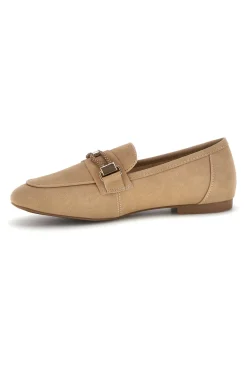 Mocassini beige con morsetto Le havre paris TW26S2300812