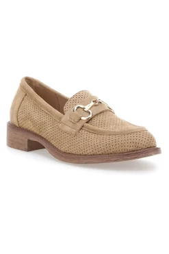 Mocassini beige con morsetto Le havre paris RQ2652