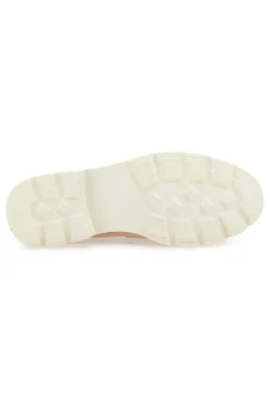 Mocassini Beige con Suola a Contrasto Bianca LE HAVRE PARIS BL602915