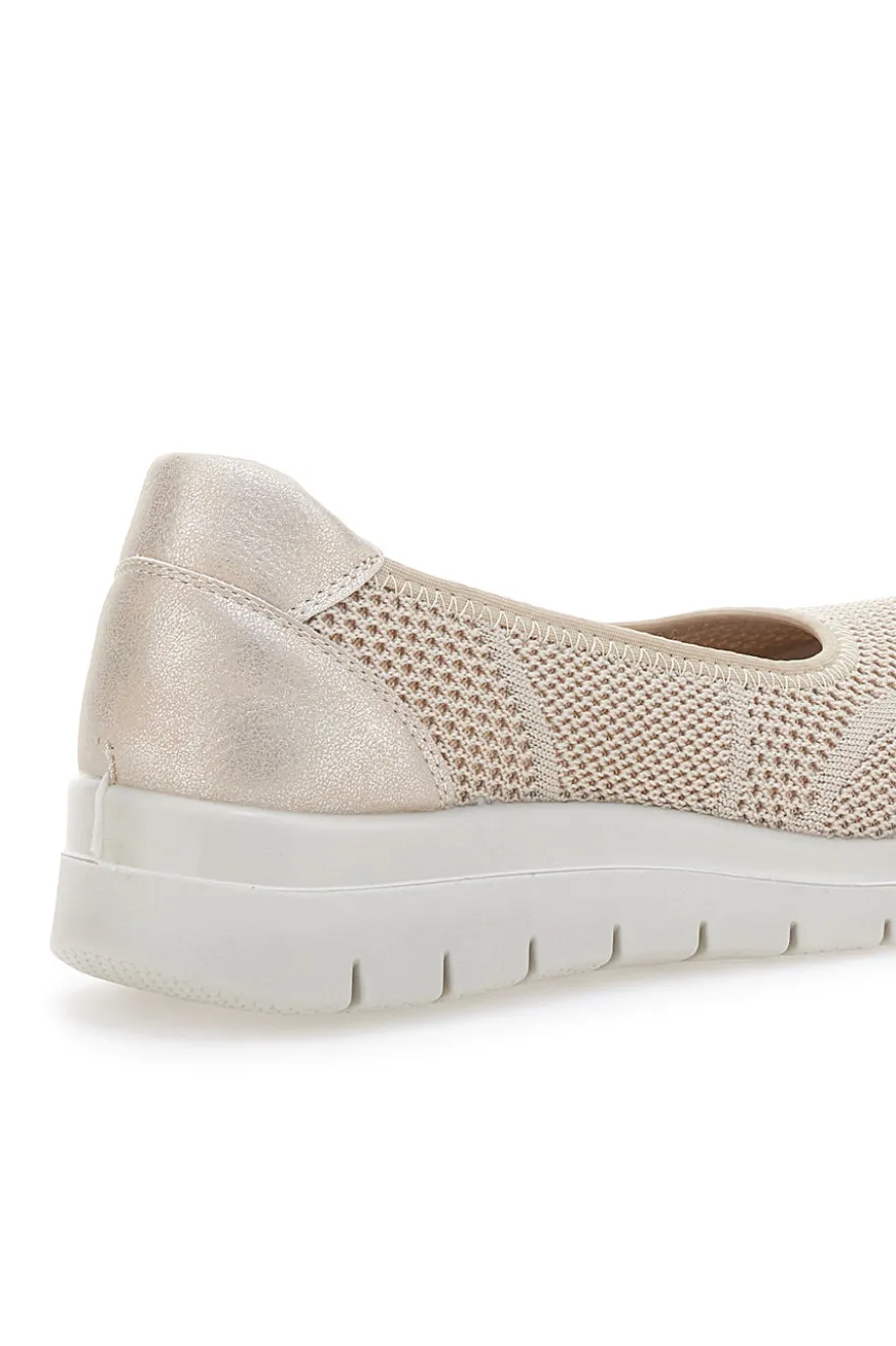 Mocassini Beige con Tomaia Traspirante e Soletta Estraibile PLOCADI MD01