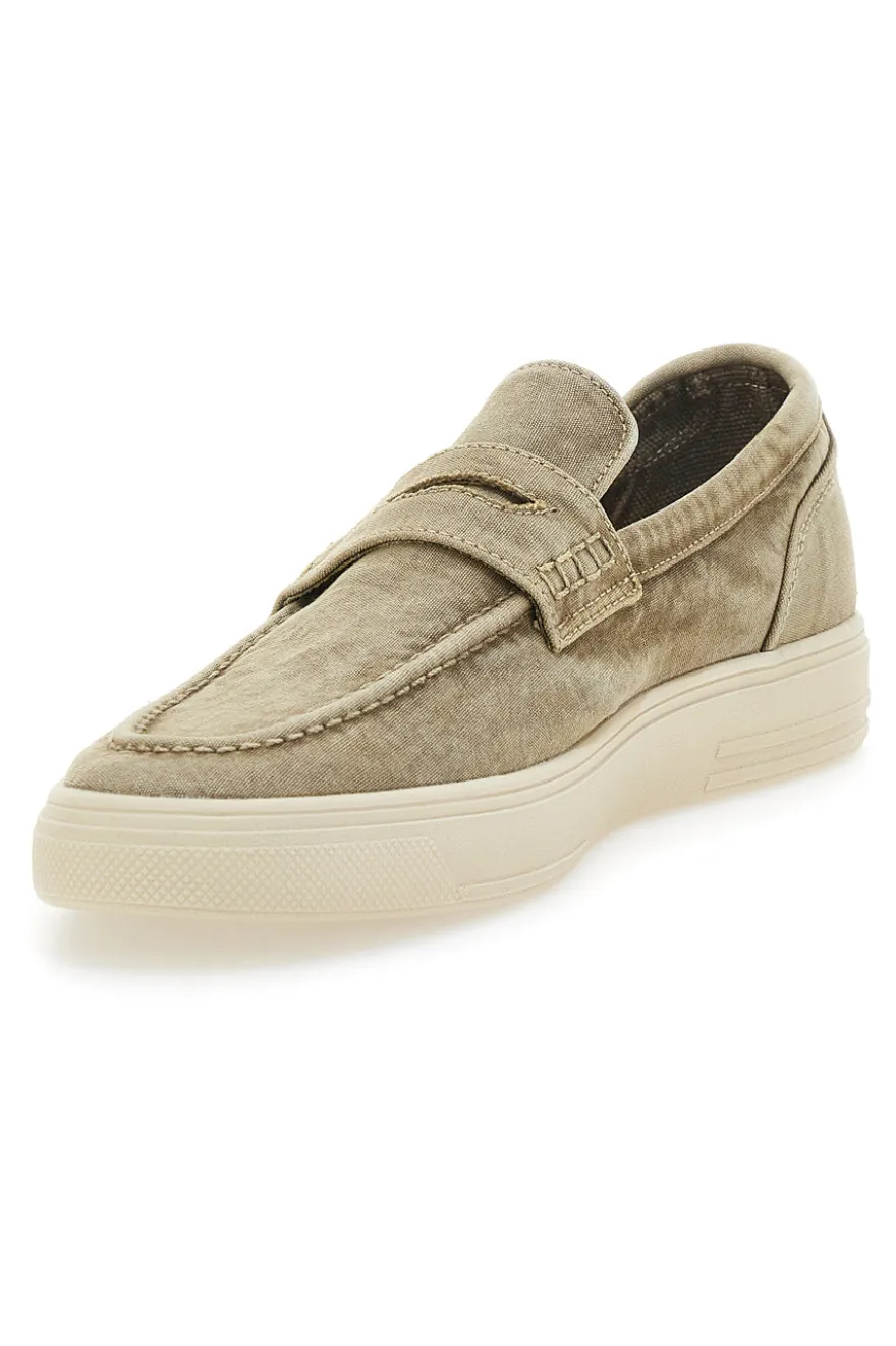Mocassini Beige con tomaia in tela WRANGLER 20251034