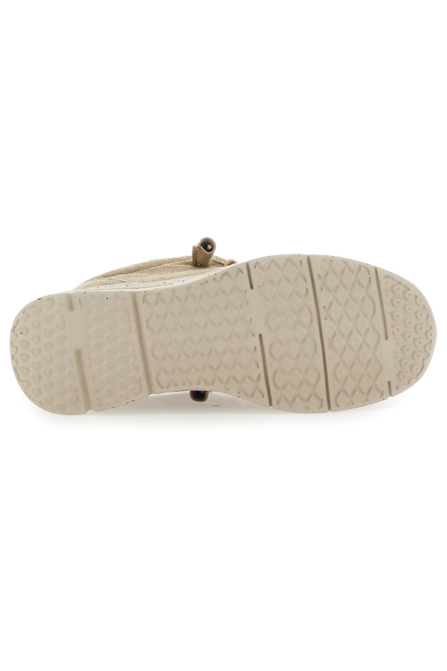 Mocassini Beige in Tela da Uomo Sevenoaks 1147