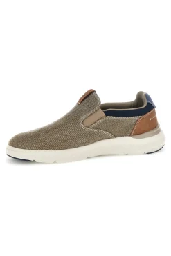 Mocassini beige in tessuto con suoletta estraibile Sevenoaks YH25129