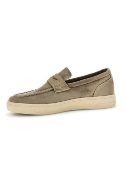 Mocassini beige in tessuto Wrangler 2026103538F