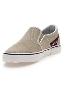 Mocassini beige in tessuto Beverly Hills Polo Club Bolton Cvs