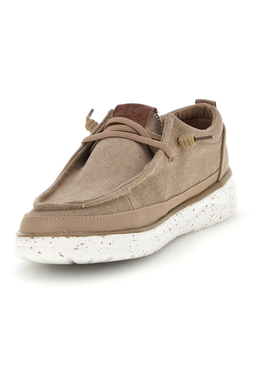 Mocassini beige in tessuto Wrangler 2026103638F