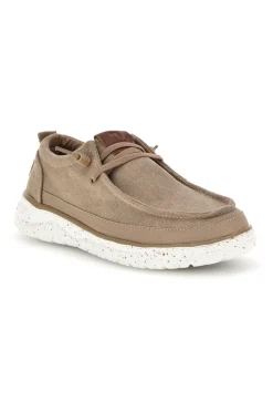 Mocassini beige in tessuto Wrangler 2026103638F