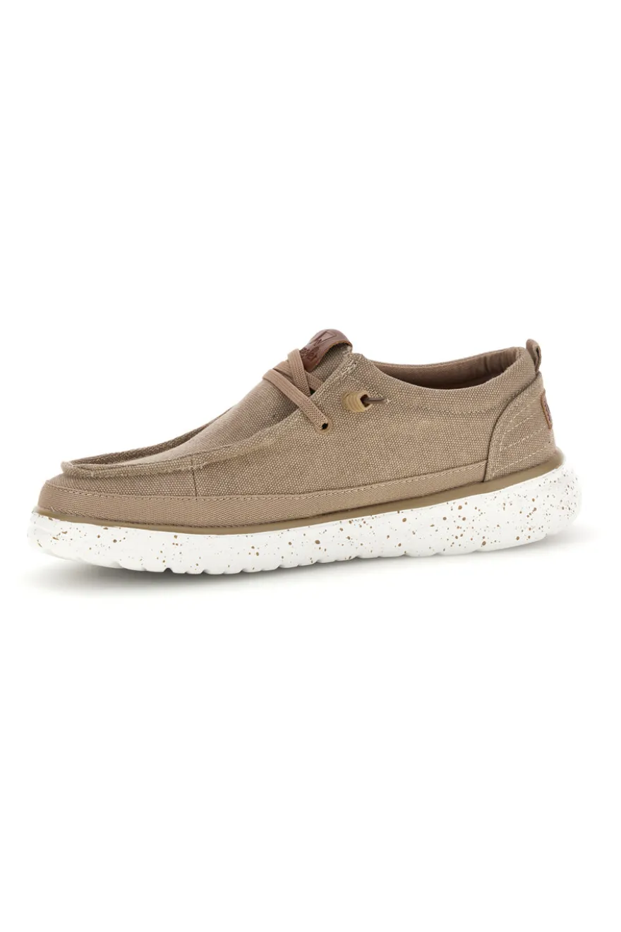 Mocassini beige in tessuto Wrangler 2026103638F