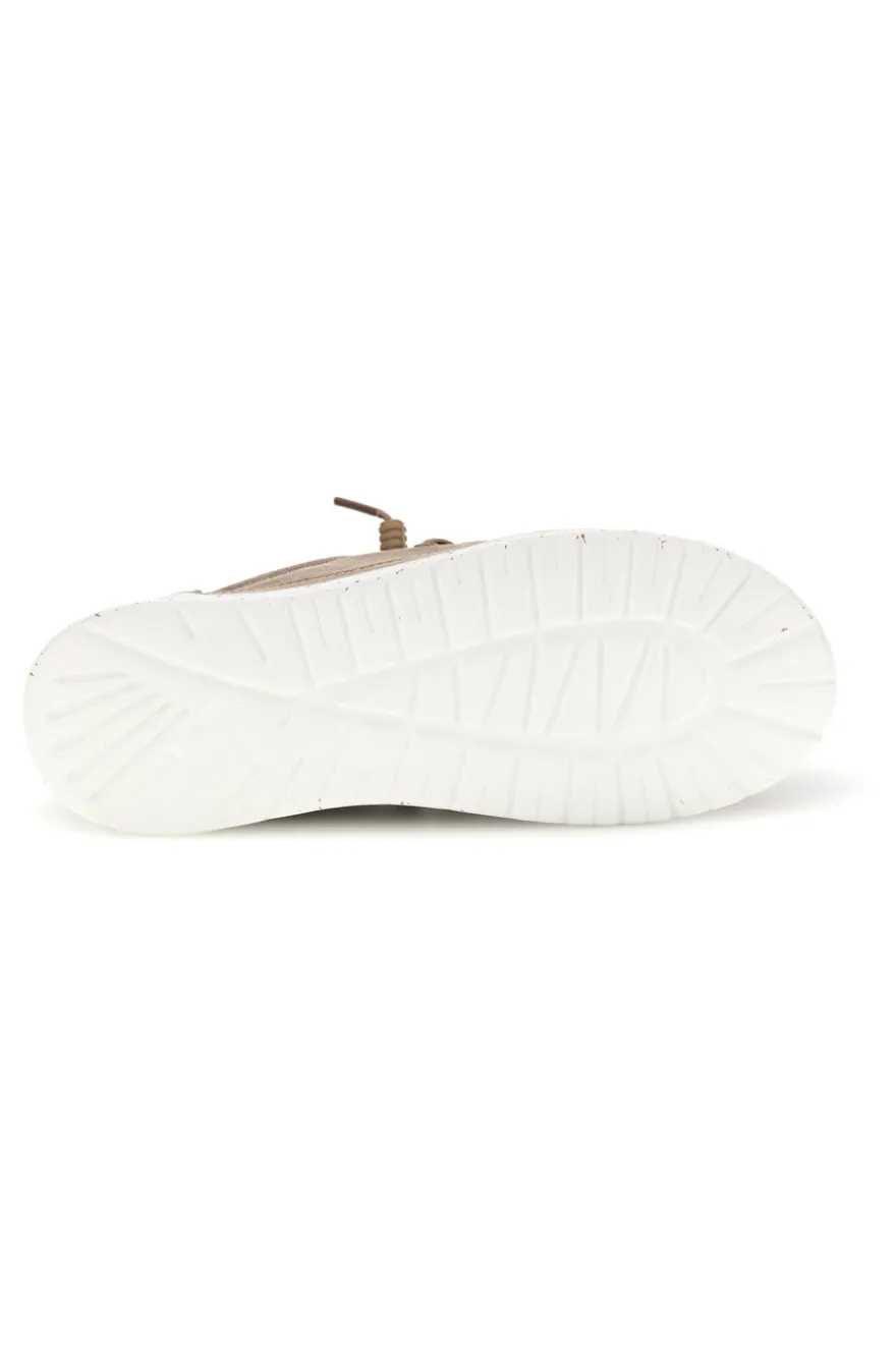 Mocassini beige in tessuto Wrangler 2026103638F