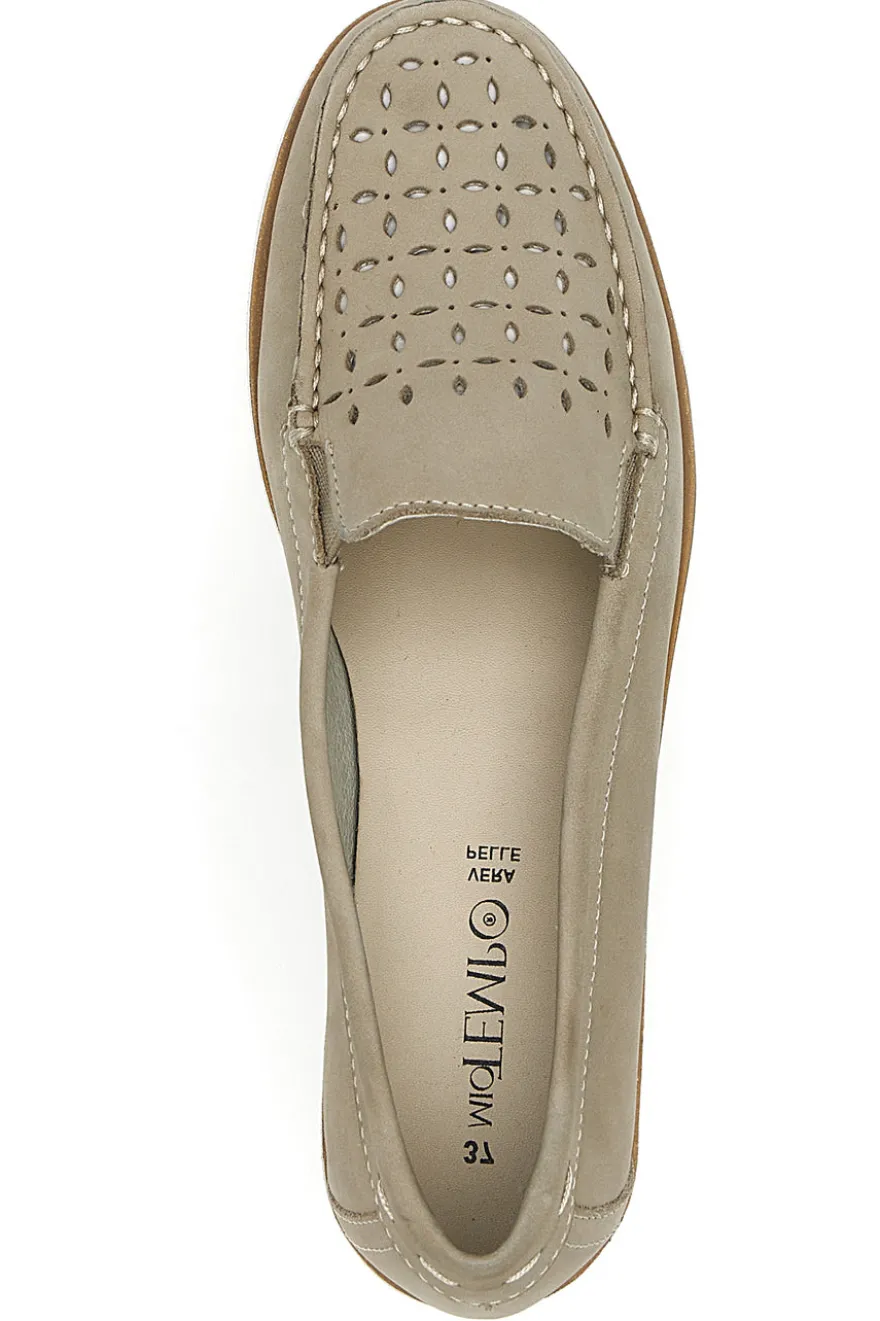 Mocassini Beige Mio Tempo 12862