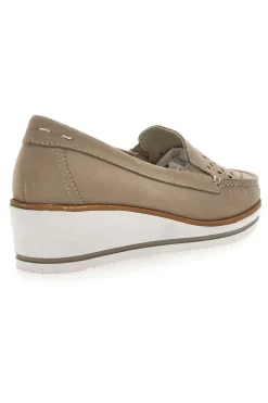 Mocassini Beige Mio Tempo 12862