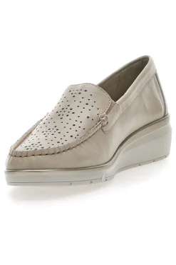 Mocassini Beige Mio Tempo 21178