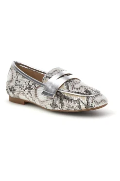 Mocassini beige stampa animalier Le havre paris TW26S2300807