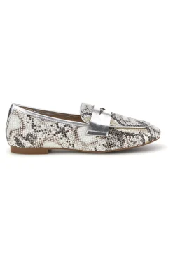 Mocassini beige stampa animalier Le havre paris TW26S2300807