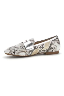 Mocassini beige stampa animalier Le havre paris TW26S2300807