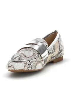 Mocassini beige stampa animalier Le havre paris TW26S2300807