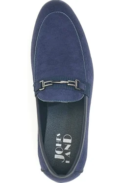 Mocassini Blu a Punta con Fibbia JOHES LAND 218014