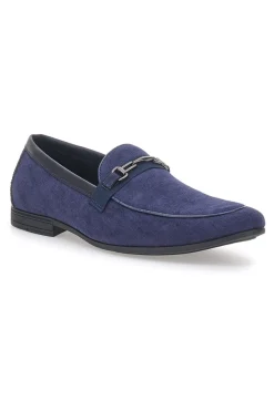Mocassini Blu a Punta con Fibbia JOHES LAND 218014
