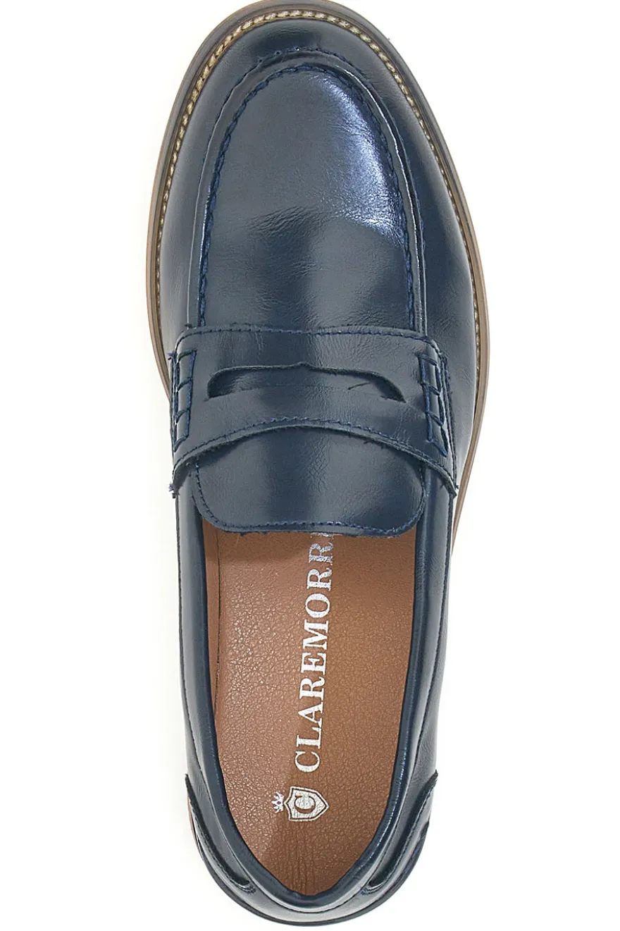 Mocassini blu Claremorris 210913