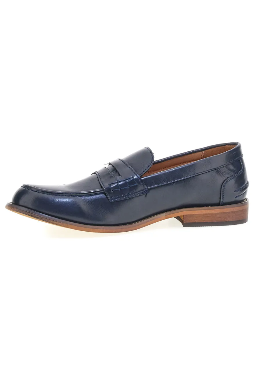 Mocassini blu Claremorris 210913