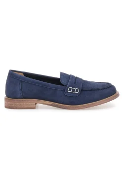 Mocassini blu con dettaglio decorativo Le Havre Paris KMD26W40
