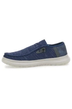 Mocassini Blu con Lacci Elastici ROUTE 66 RO51803