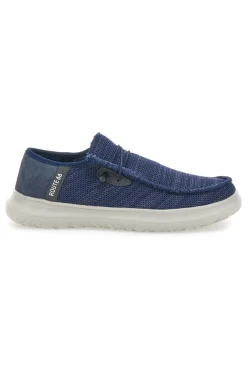 Mocassini Blu con Lacci Elastici ROUTE 66 RO51803
