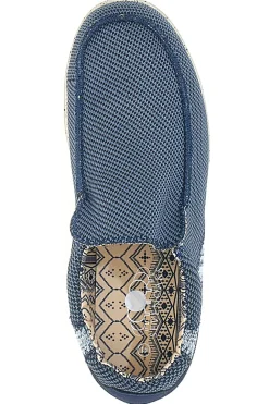 Mocassini blu con laccio elastico SEVENOAKS PK6319A