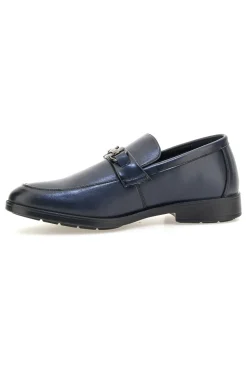 Mocassini blu con morsetto Longford 9016
