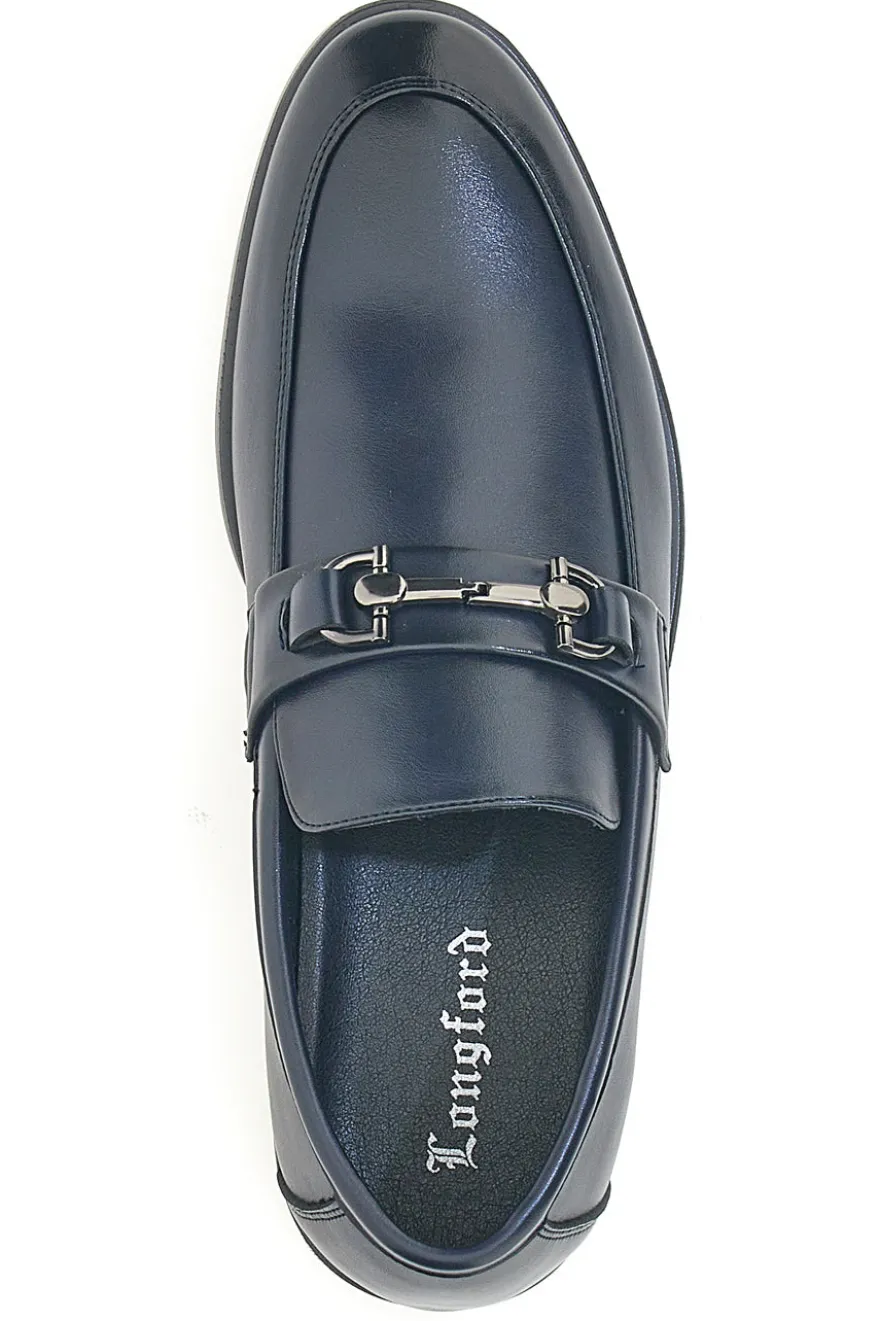 Mocassini blu con morsetto Longford 9016