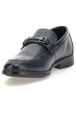 Mocassini blu con morsetto Longford 9016