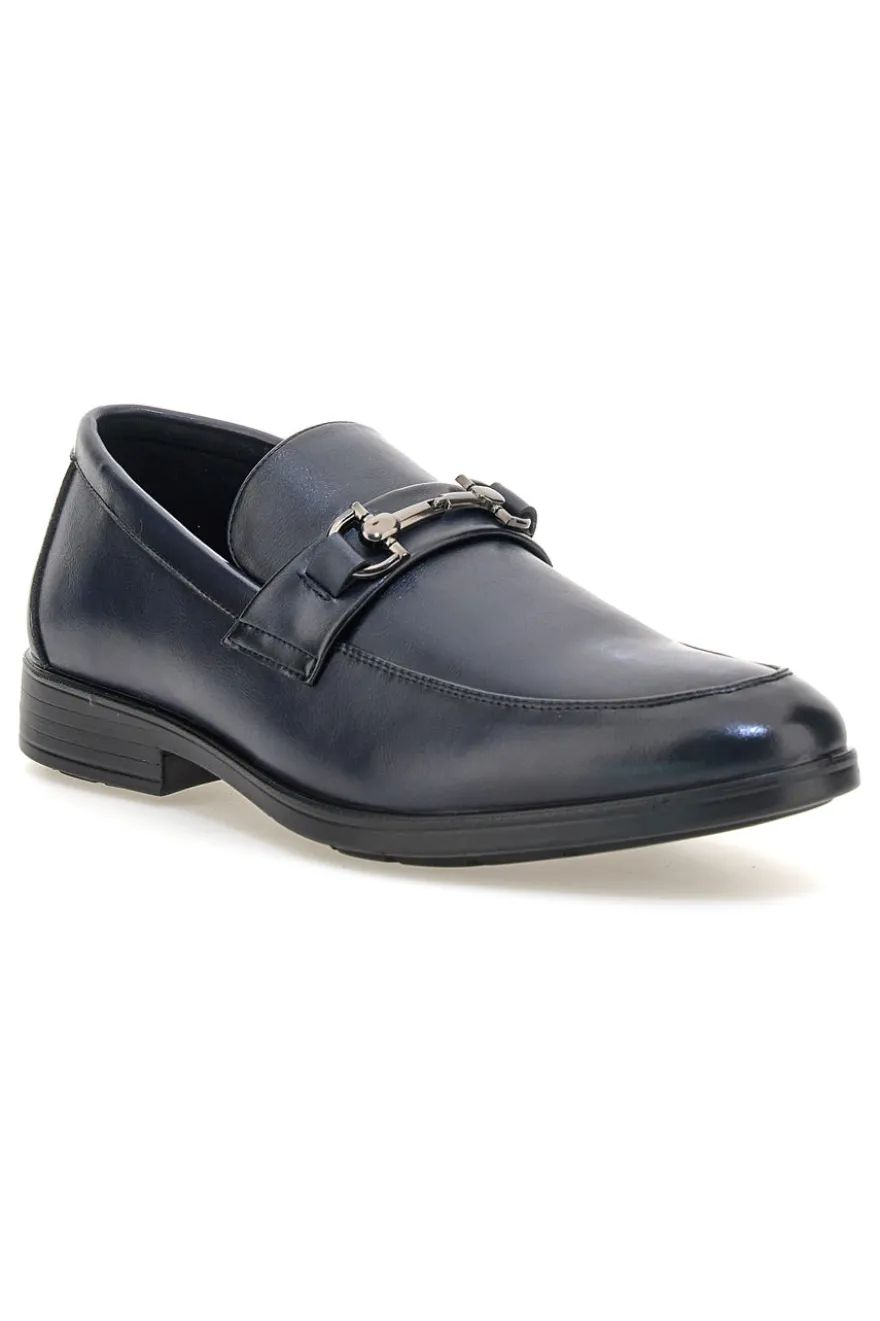 Mocassini blu con morsetto Longford 9016