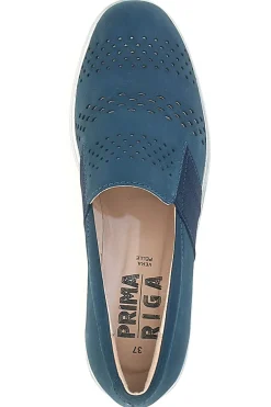Mocassini Blu Con Platform Prima Riga 21330ANTY