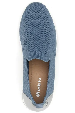 Mocassini Blu con Tomaia in Mesh e Platform INBLU 41 IC