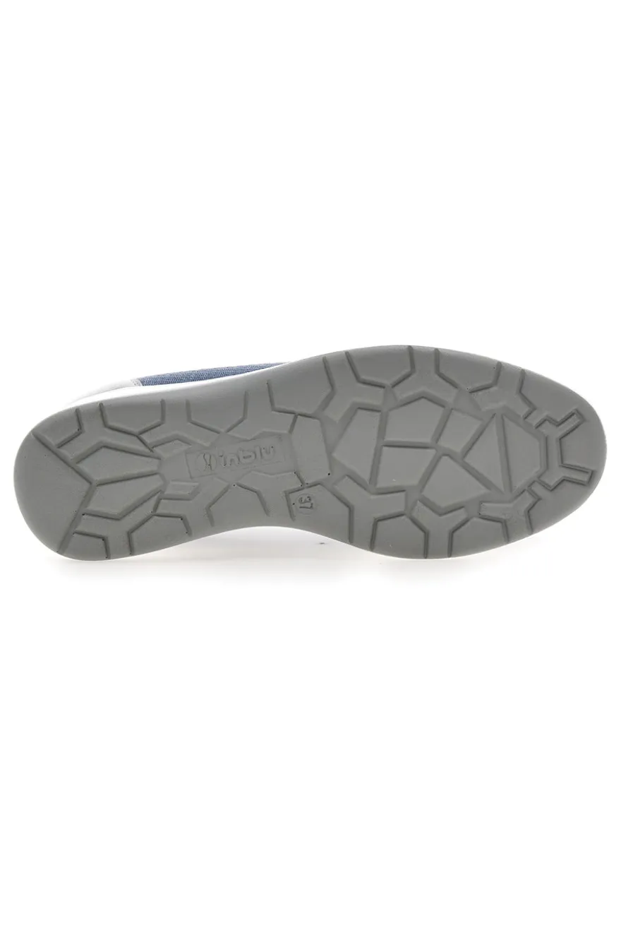 Mocassini Blu con Tomaia in Mesh e Platform INBLU 41 IC