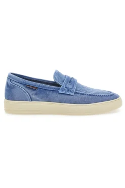 Mocassini Blu con tomaia in tela WRANGLER 20251034