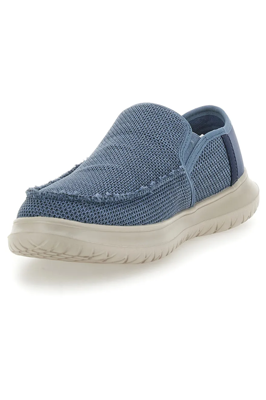 Mocassini Blu con Tomaia in Mesh ROUTE 66 RO51802