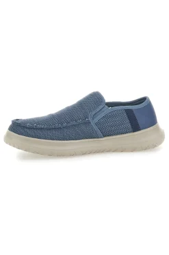 Mocassini Blu con Tomaia in Mesh ROUTE 66 RO51802