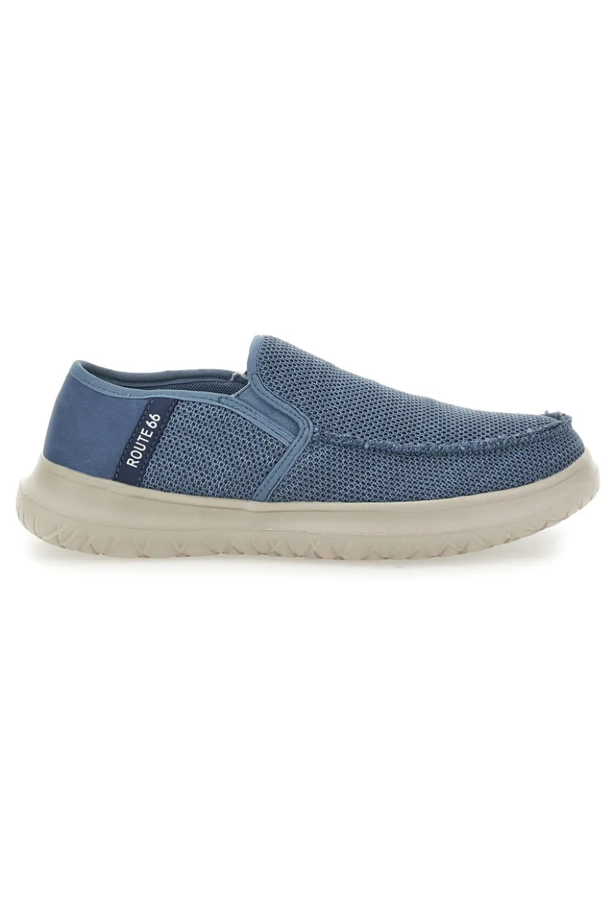 Mocassini Blu con Tomaia in Mesh ROUTE 66 RO51802