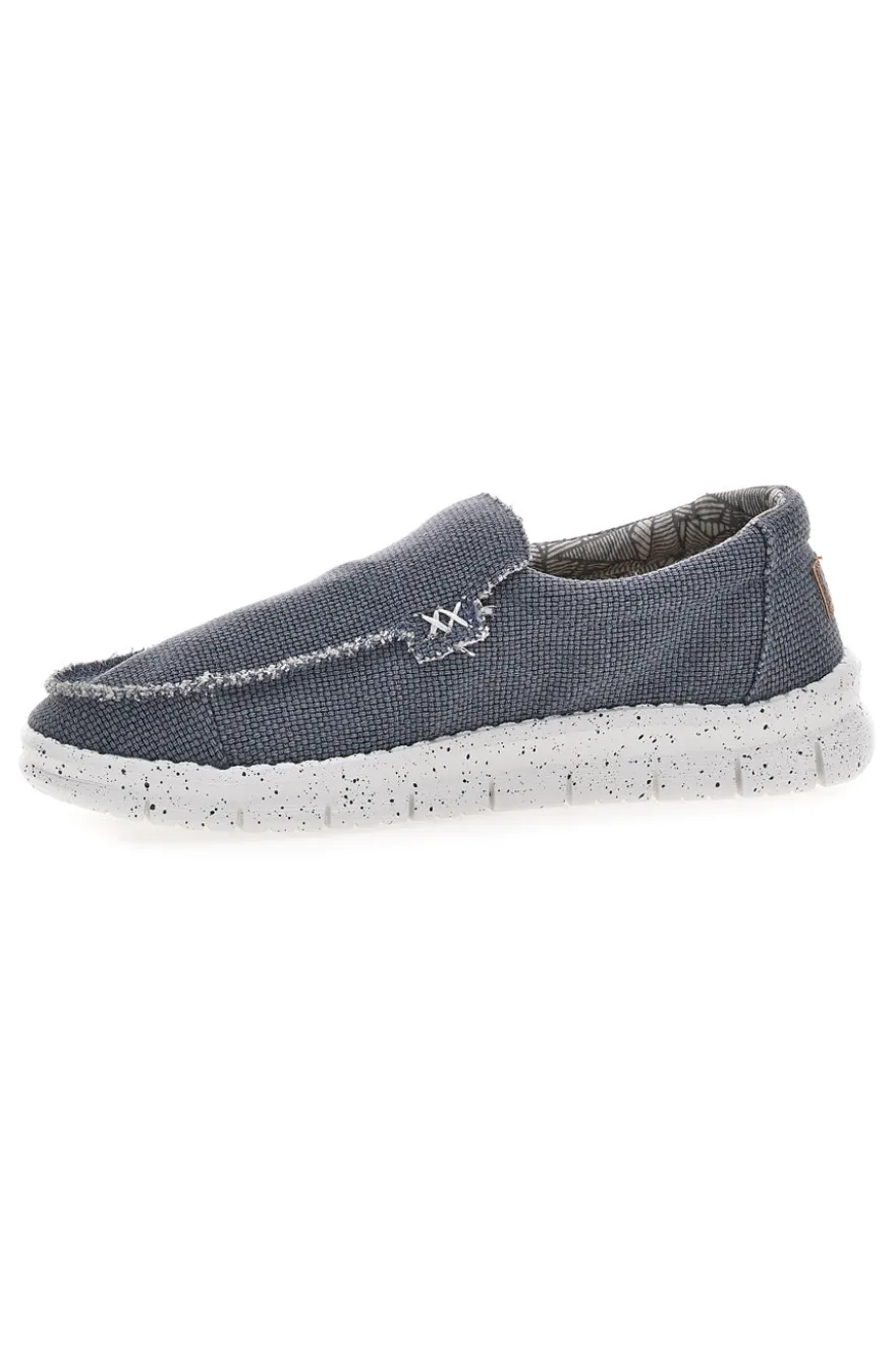 Mocassini Blu in con Suola Bianca MAX DILLAN MXM419907