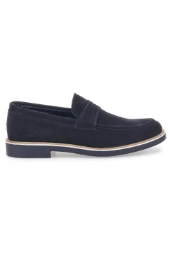 Mocassini Blu In Pelle Scamosciata Pittarello 115